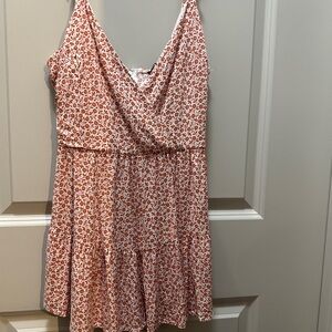 Trixxi Rust Floral Dress